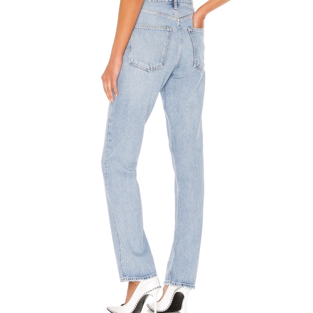 Agolde Women's Lana Jean in Denim Light - Picture 3 of 14